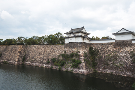 osaka castle in osaka japanのeditorial素材