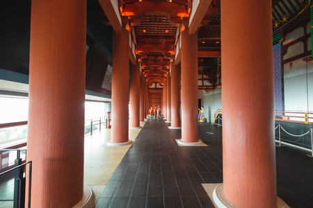 osaka,japan - oct,17,2018:osaka history museum in osaka japan,many peoples come here everyday.のeditorial素材