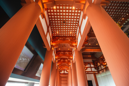 osaka,japan - oct,17,2018:osaka history museum in osaka japan,many peoples come here everyday.のeditorial素材