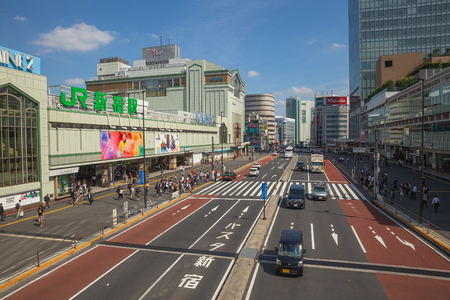 tokyo,japan - oct,10,2018:shinjuku is a famous place in tokyo japan.のeditorial素材