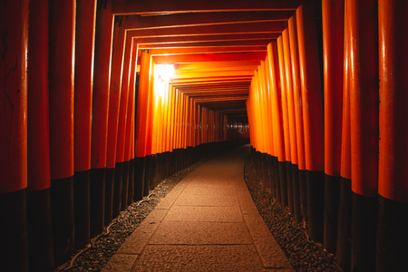 fushimi inari shrine in kyoto japanのeditorial素材