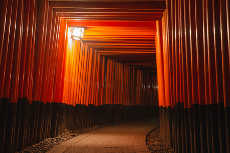 fushimi inari shrine in kyoto japanのeditorial素材