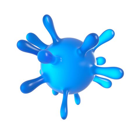 3D illustration virus concept backgroundの写真素材