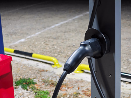 Electric car charger in China