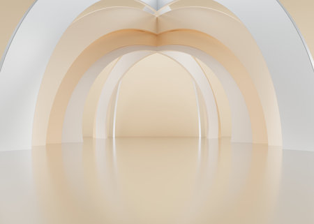 3D rendering simple product backgroundの写真素材
