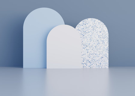 3D rendering simple product backgroundの写真素材
