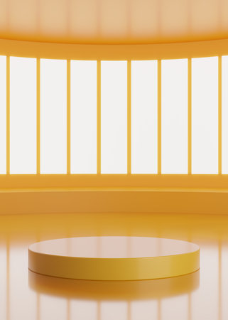 3D rendering simple product backgroundの写真素材