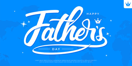 Father's day vector concept illustrationのイラスト素材