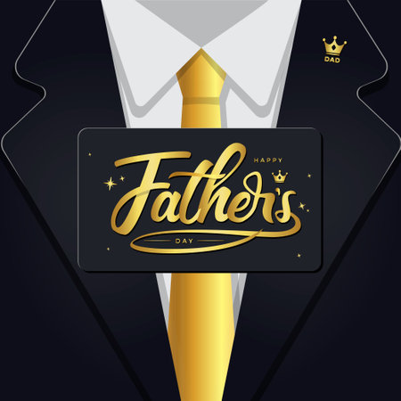 Father's day vector concept illustrationのイラスト素材