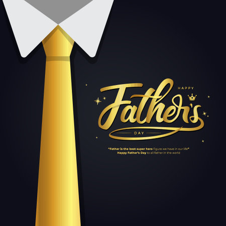Father's day vector concept illustrationのイラスト素材