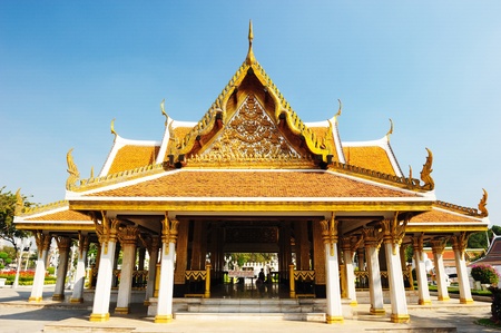 Wat ratchanatdaram temple in Bangkok, Thailandの写真素材