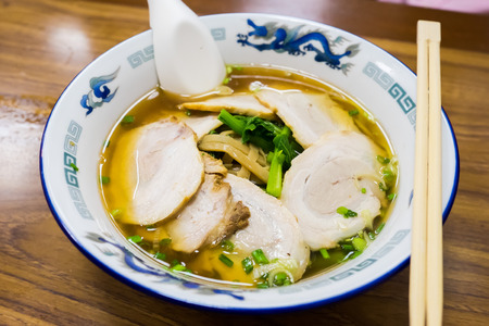 delicious soshu ramen, shallow depth of fieldの写真素材