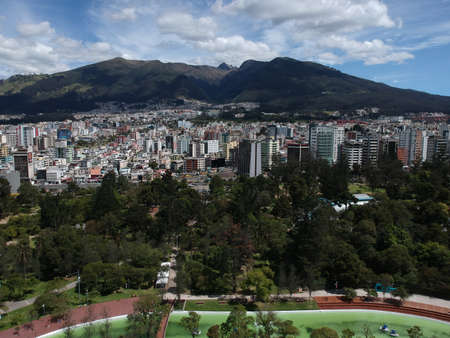 Landscapes of Ecuador and Quito by dayのeditorial素材
