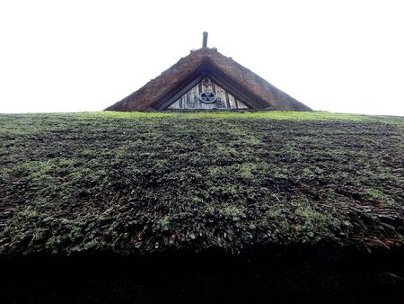 Miyama town Kyoto, October 19th, 2017. The atmosphere of beautiful traditional Japanese village. Famous tourist destination in Osakaのeditorial素材