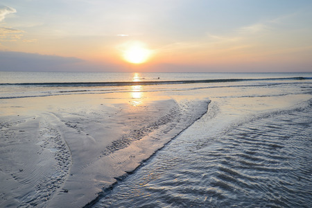 Dramatic seascape from Morimbou Beach, Kudat, Sabah, Borneoの写真素材