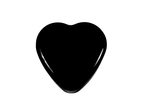 Black heart boxの写真素材