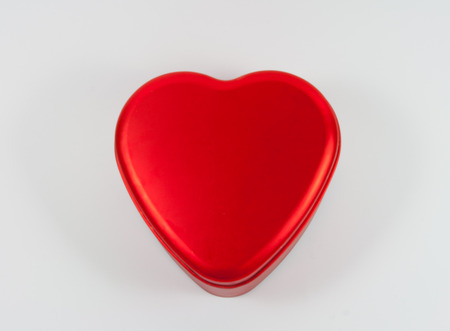 Red heart boxの写真素材