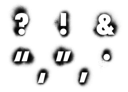 Overspray Lettersの写真素材