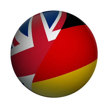 GERMAN <=> ENGLISHの写真素材