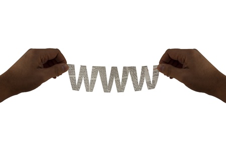 wwwの写真素材