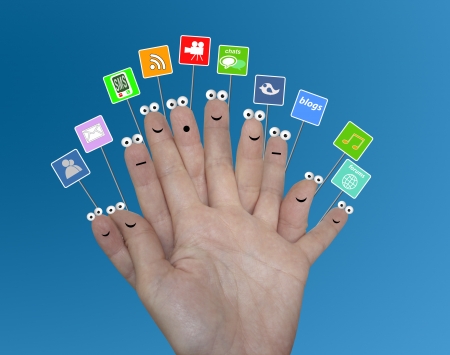 Social mediaの写真素材