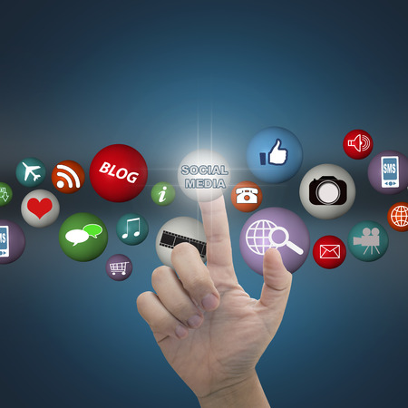 Social mediaの写真素材