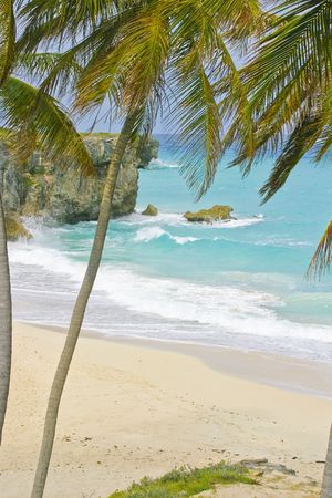 Bottom Bay beach natural frameの写真素材