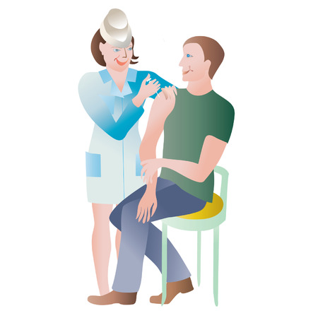 Flue shotのイラスト素材