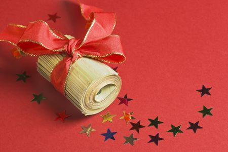 Money. Christmas bonus