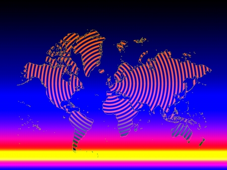 World map  の写真素材