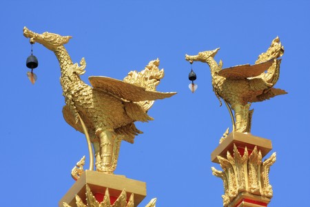 a myth birds in grand palace thailandの写真素材