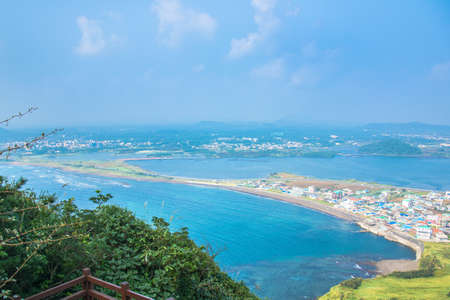 Scenery at the Jeju island in Koreaの写真素材