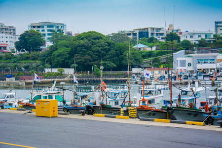 Ship at portのeditorial素材