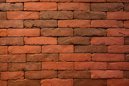 Red Brick Wall background and textureの写真素材