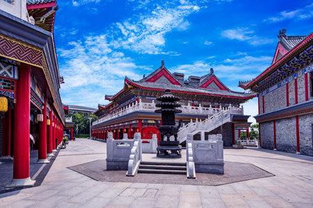 Hainan Haihua Island Outlets Food Style Street, Chinaのeditorial素材