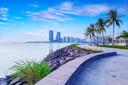 Hainan Century Park Music Square Coast, Chinaのeditorial素材