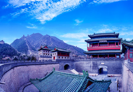 The Juyongguan Great Wall is located in the Jundushan Gorge, a remnant of the Taihang Mountains. It...