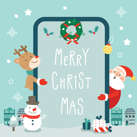 merry christmasのイラスト素材
