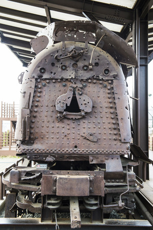 Korea War destroyed the trainの写真素材