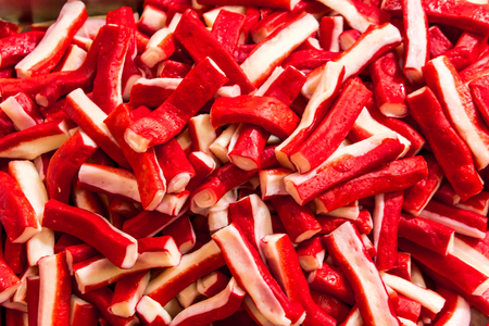 Fresh Crab sticks.の写真素材