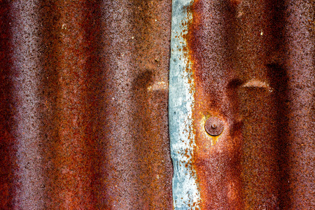 Old zinc surface background The rust on the surface of zinc.の写真素材