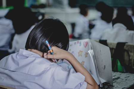 Thai Students are studying in classroom.の写真素材
