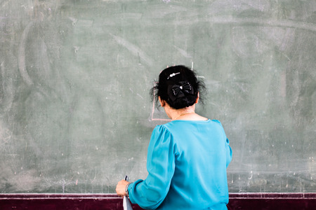 Students are studying in the elementary school classroom.の写真素材