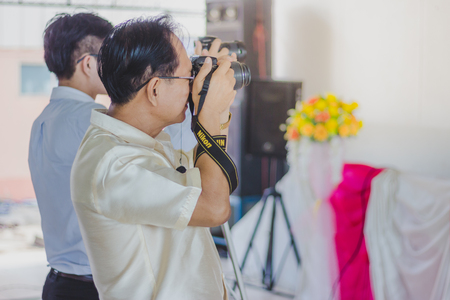 KANCHANABURI THAILAND - MARCH 23 :  Wat Krangthong school provides graduation ceremonies to graduates on March 23,2018 at Wat Krang Thong school in Kanchanaburi, Thailandのeditorial素材