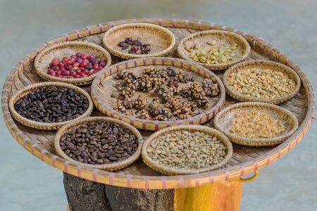 Luwak coffee, Kopi luwak is coffee that includes part-digested coffee cherries eaten and defecated...