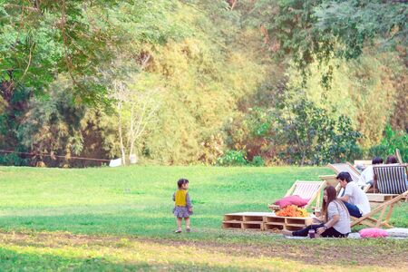 KANCHANABURI THAILAND - JANUARY 11 :   Unidentified People come to visit and relax to take pictures on January 11,2020 at Mulberry Mellow in Kanchanaburi, Thailand.のeditorial素材