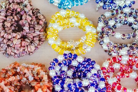 The colorful stone is used to make beautiful bracelets. Is a religious belief of Thai people that...