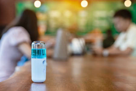 Alcohol nano mist sprayer for hand cleaning to prevent the spread of the Corona virus (Covid-19) to...
