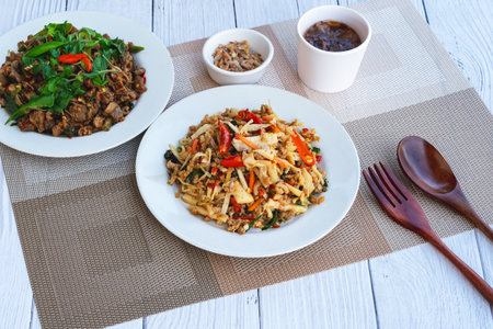 Set of dishes for healthy food on white background. Vegetarian food concept. Set of healthy vegetarian food. Vegetables, fruit, seeds, cereals, beans, spices, superfoods, herbs, Condiment for vegan.の写真素材