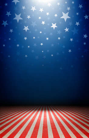 American Flag Wave Close Up for Memorial Day or 4th of Julyの写真素材